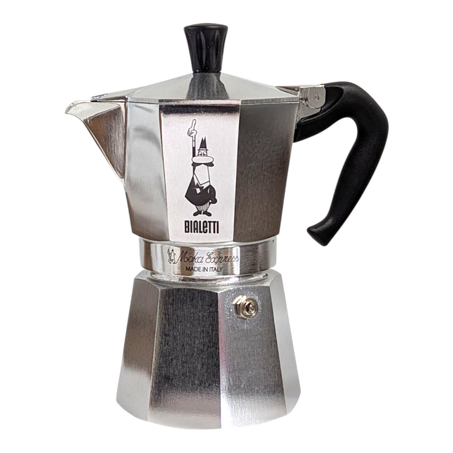 Bialetti Caffettiera Moka Express Silver Moka Pot