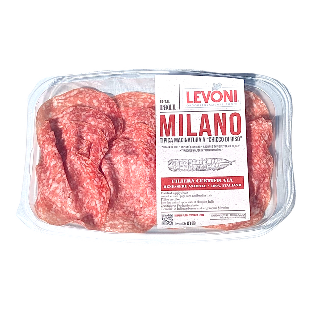 Levoni Salame Milano Sliced 80g - Italia Solutions UK
