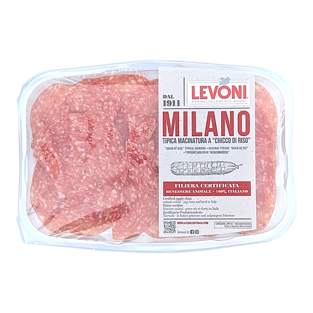 Levoni Salame Milano Sliced 80g - Italia Solutions UK