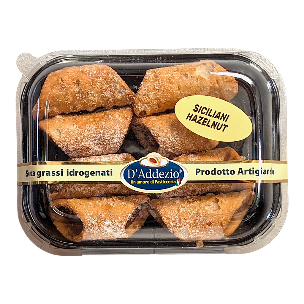 D'Addezio Sicilian Hazelnut Cannoli - Cannolini con Crema di Nocciola 200g - Italia Solutions UK