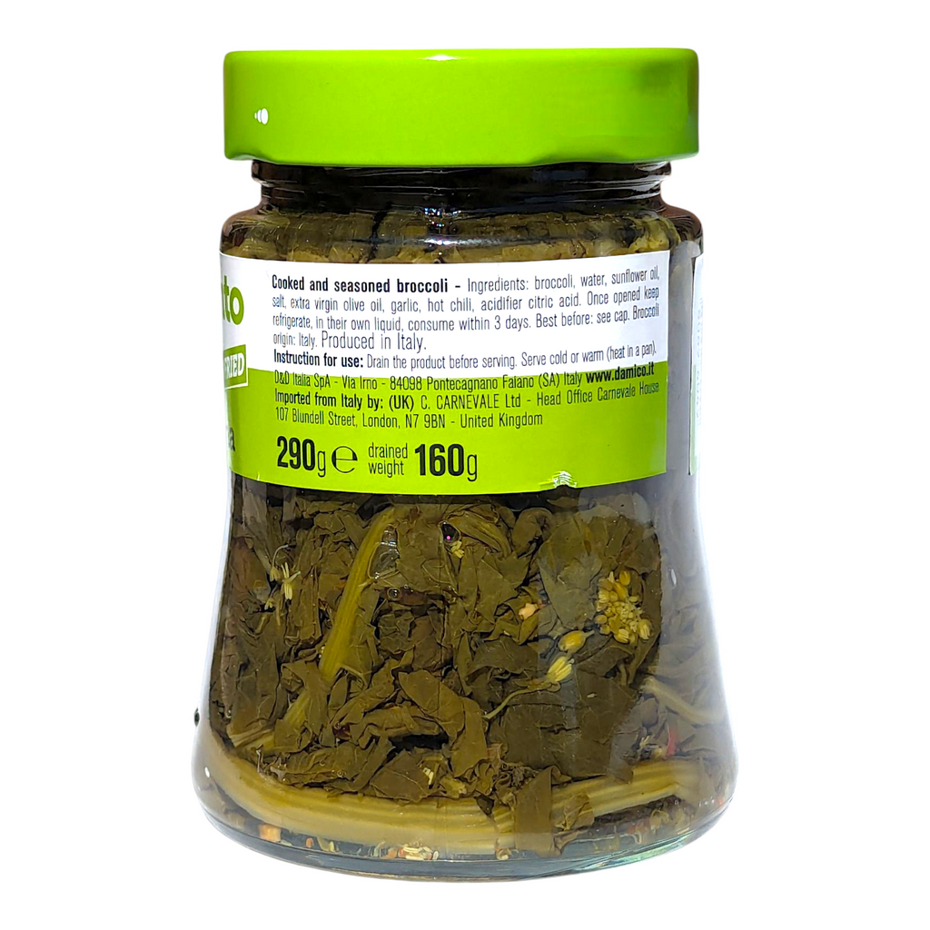 D'Amico Friarielli alla Napoletana - Cooked and Seasoned Broccoli 290g - Italia Solutions UK
