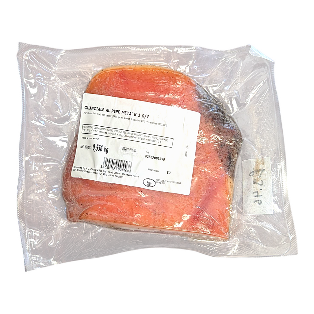 Simonini Guanciale con Pepe - Priced per kg - Italia Solutions UK