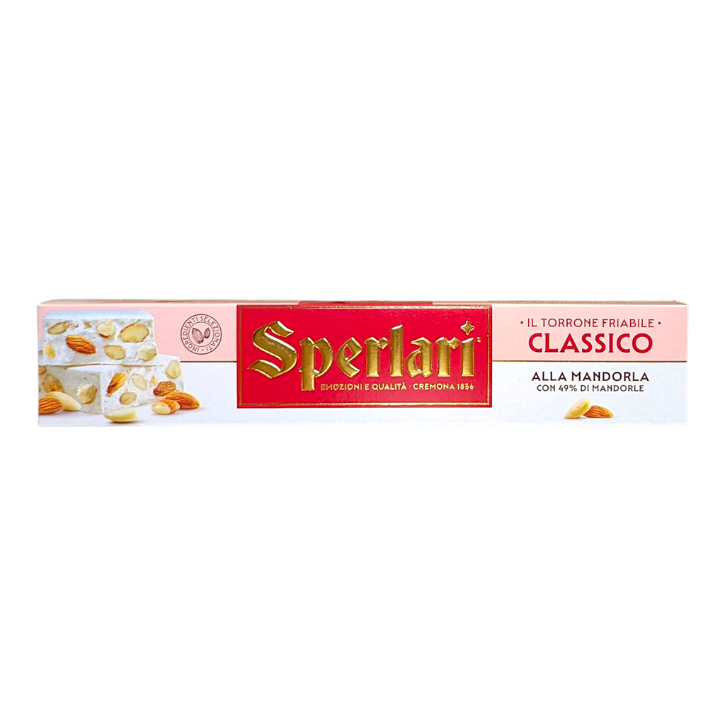 Sperlari Torrone Classico Alla Mandorla, Hard Almond Nougat 150g - Italia Solutions UK