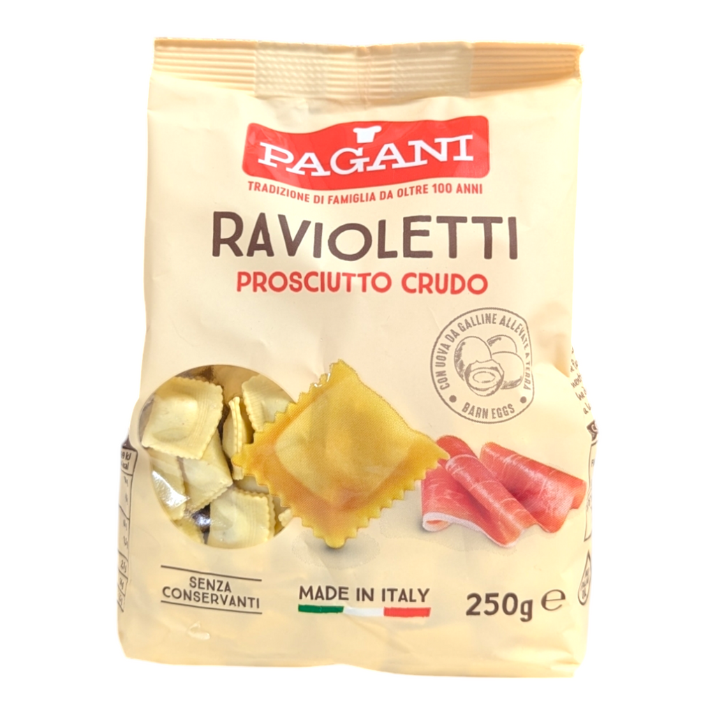 Pagani Ravioletti Prosciutto Crudo 250g