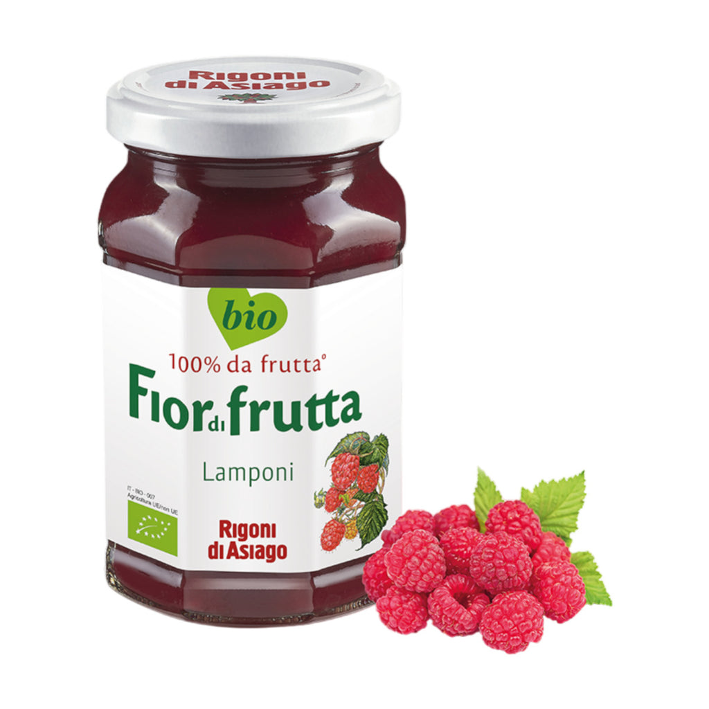 Rigoni di Asiago, Marmellata Fior di Frutta Lamponi, Raspberry Jam Organic 250g