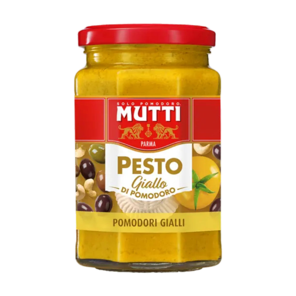 Mutti Pesto di Pomodoro Giallo, Olive, Ricotta and Cashew Pesto 180g