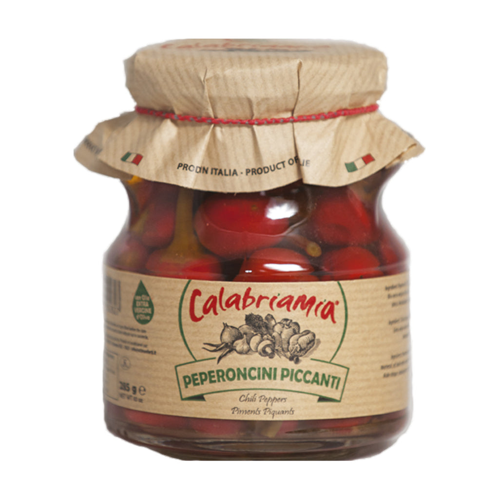Calabriamia Peperoncini Piccanti Chilli Peppers in Oil - 285g
