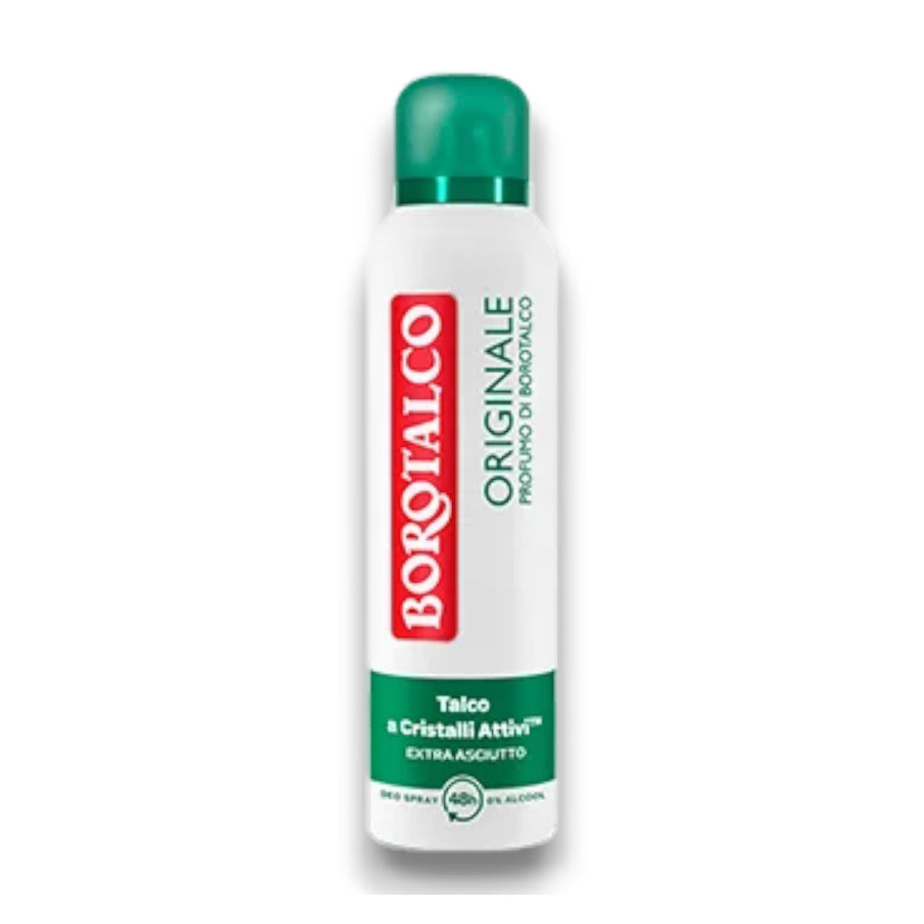 Borotalco Original Anti-Perspirant Deodorant Spray 0% Alcohol, 48 Hr - 150ml