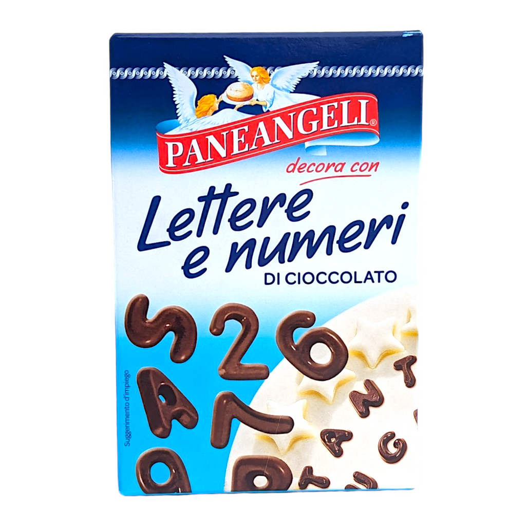 Paneangeli Choccolate Numbers & Letters Baking Decorations 60g