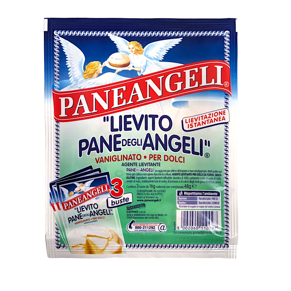 Paneangeli Lievito Pane Degli Angeli Vaniglinato Vanilla Raising Agent 3 x 16g