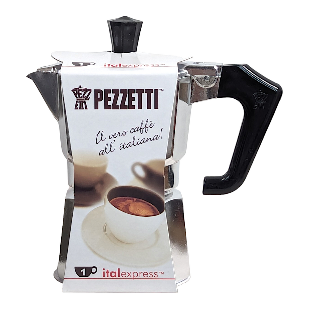 Pezzetti Italexpress Moka Pot, Silver - 1 Cup