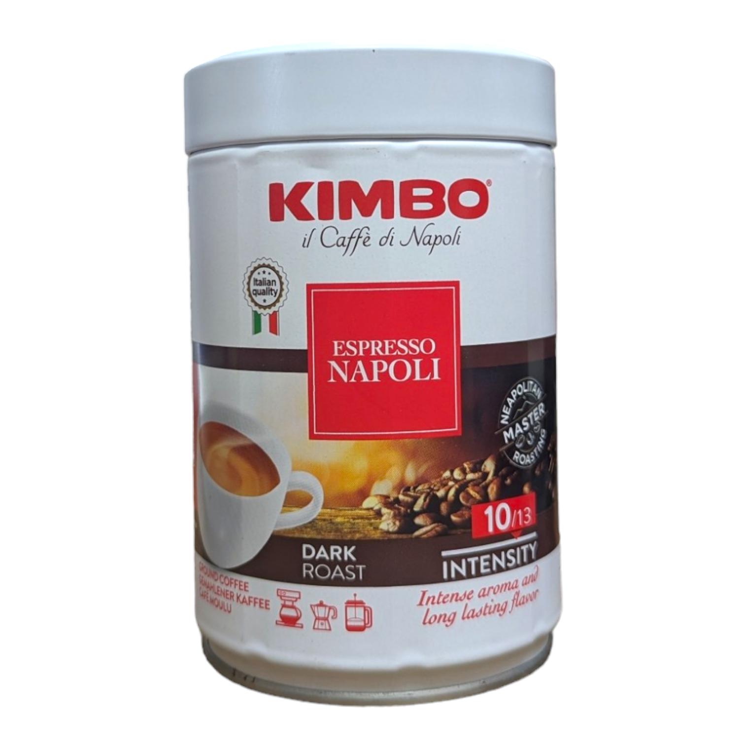 Kimbo Ground Coffee Napoli/Napoletano 250g Tin – Italia Solutions UK