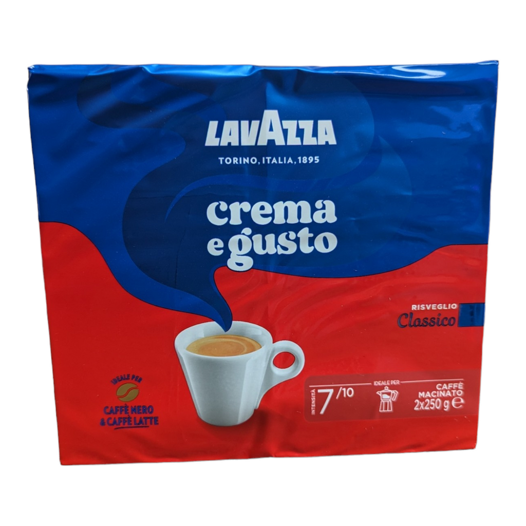 Lavazza Crema e Gusto Classico Ground Espresso Coffee 2 x 250g