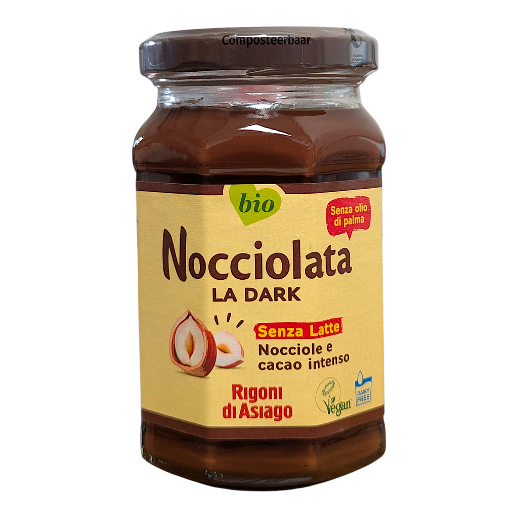 Rigoni di Asiago Bio Nocciolata Dairy Free 250g Organic Hazelnut & Cocoa Spread - Dairy Free - Italia Solutions UK