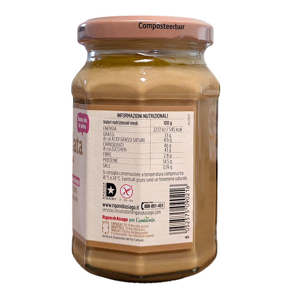 Rigoni di Asiago Bio Nocciolata Bianca 250g Organic Hazelnut Spread - Italia Solutions UK