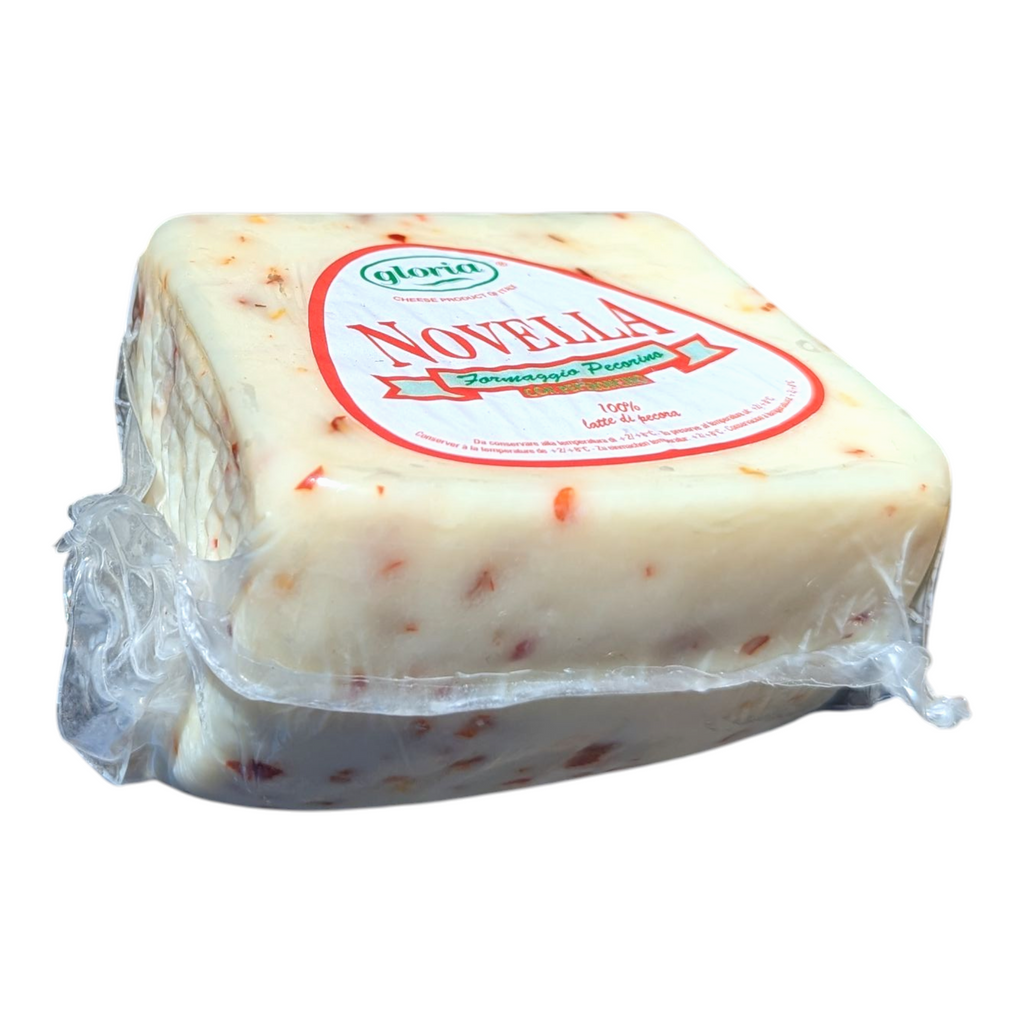 Novella Caciotta Peperoncino Rosso - Novella Pure Sheep Soft Cheese, priced per KG - Italia Solutions UK