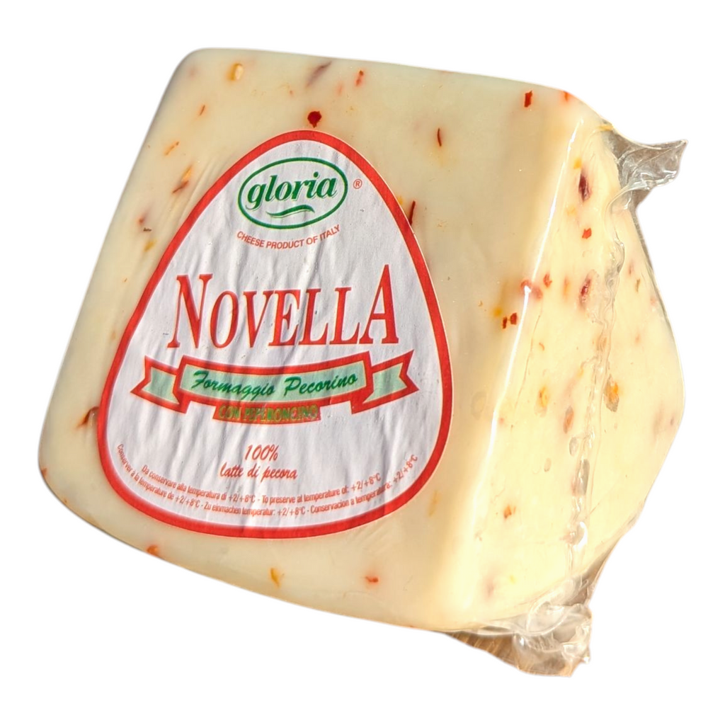 Novella Caciotta Peperoncino Rosso - Novella Pure Sheep Soft Cheese, priced per KG - Italia Solutions UK