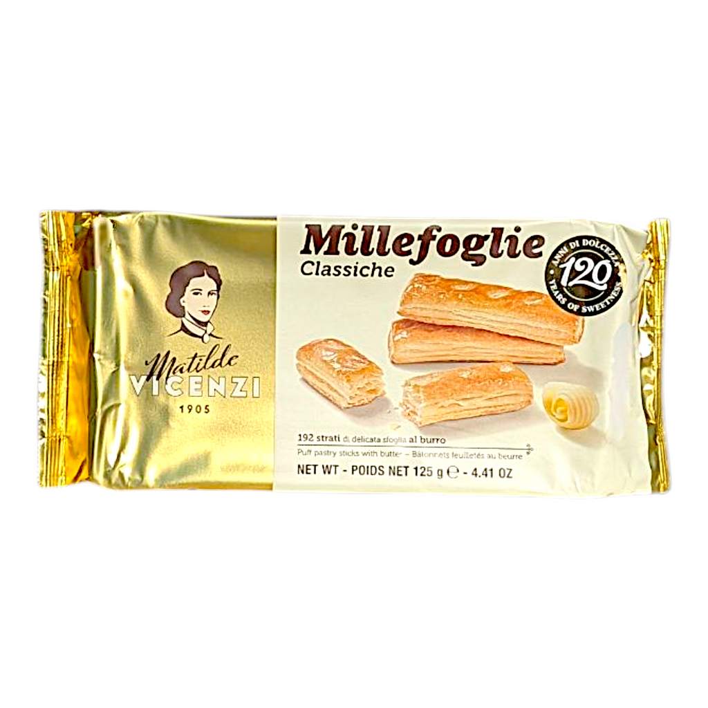 Vicenzi Matilde Millefoglie Classiche - Classic Puff Pastries With Butter 125g - Italia Solutions UK