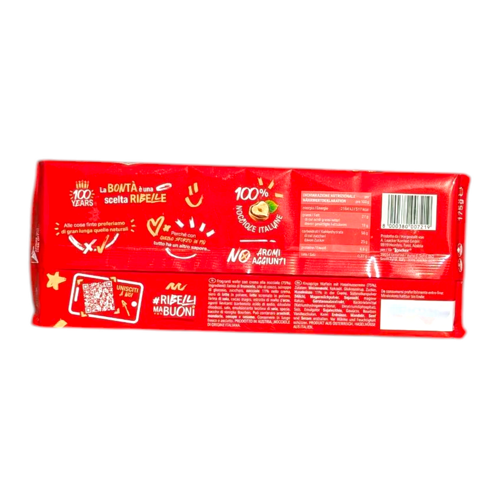 Loacker Snack Classic Hazelnut Wafers - Wafers Classic alla Nocciola 175g - Italia Solutions UK