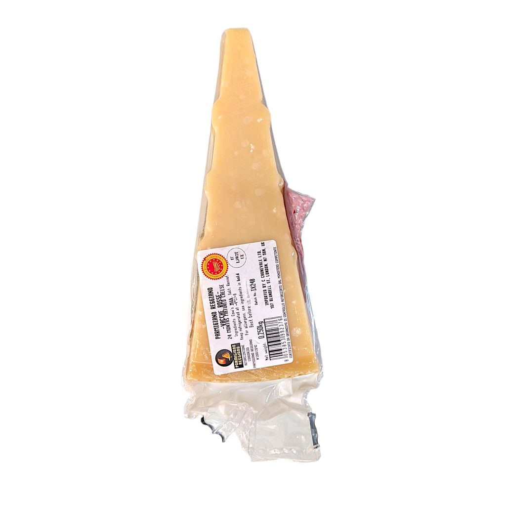 Parmigiano Reggiano Di Montagna From Red Cow - Vacche Rosse - Price Per Approx. 250g Weight - Italia Solutions UK