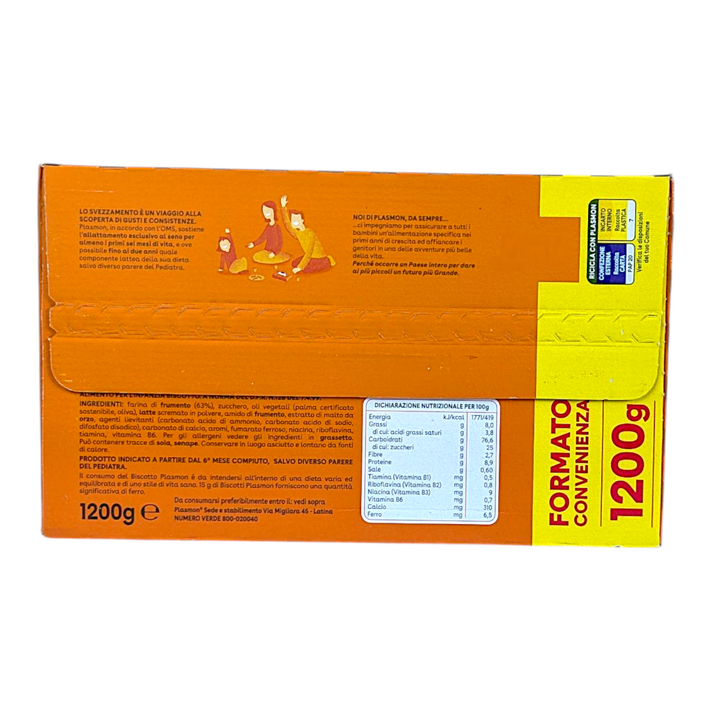 Plasmon Biscotto dei Bambini 1200g - Italia Solutions UK