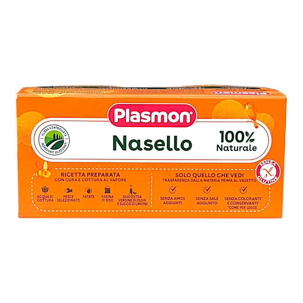 Plasmon Baby Food Hake Fish & Potatoes, Omogeneizzato Nasello e Patate 2x80g Jars