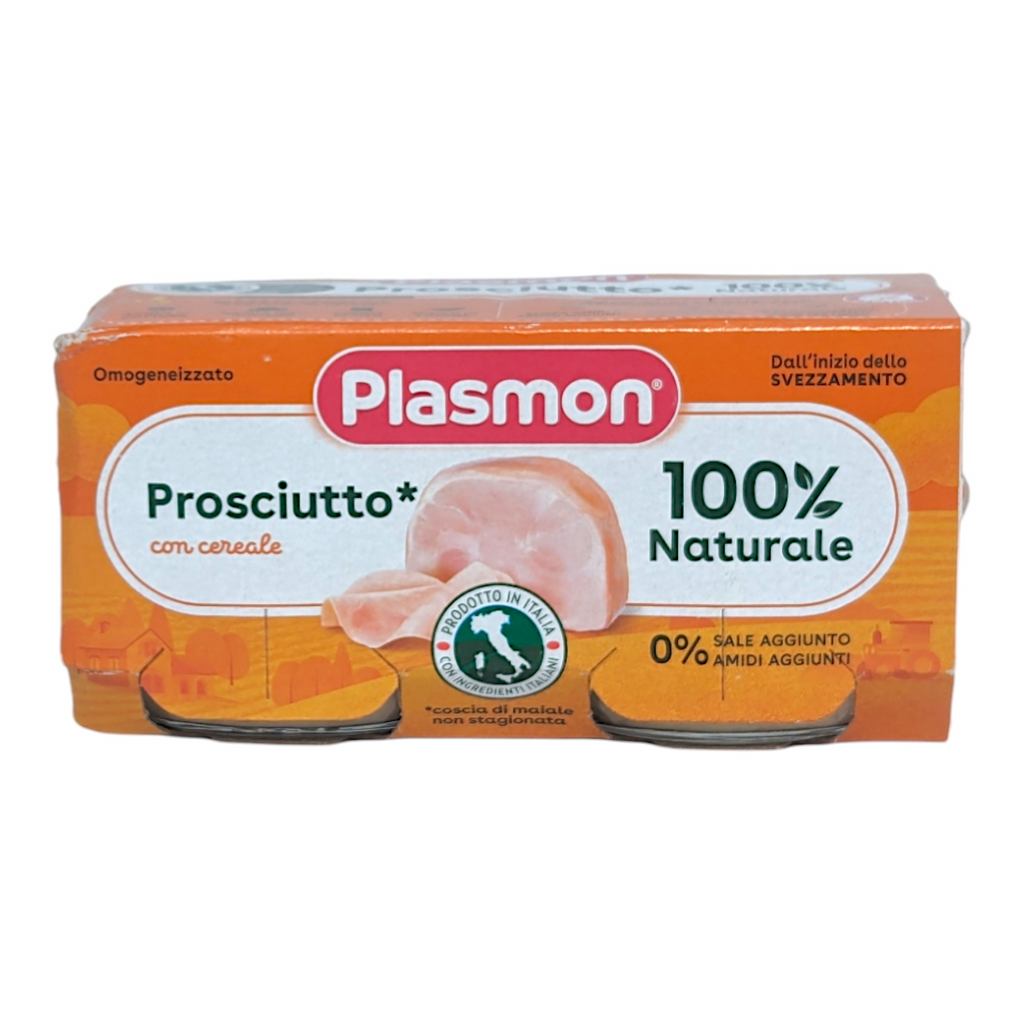 Plasmon Baby Food Prosciutto Cotto / Ham Puree 80g x 2