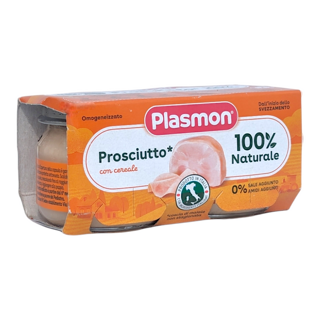 Plasmon Baby Food Prosciutto Cotto / Ham Puree 80g x 2