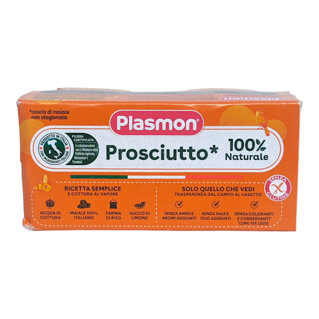 Plasmon Baby Food Prosciutto Cotto / Ham Puree 80g x 2