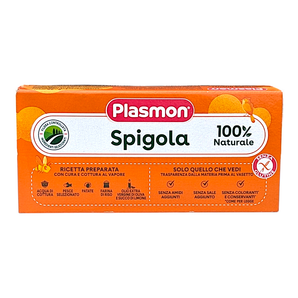 Plasmon Baby Food Seabass & Potatoes, Omogeneizzato Spigola e Patate 2x80g Jars