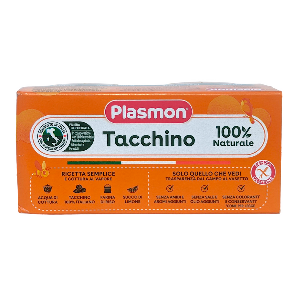 Plasmon Baby Food Tacchino / Turkey Puree 80g x 2