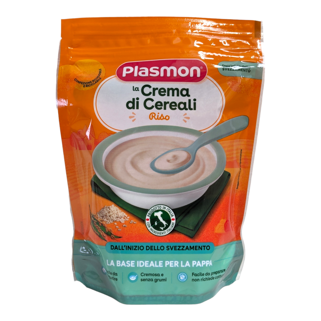 Plasmon Crema di Cereali Riso 200g  Creamy Rice Porridge, GF