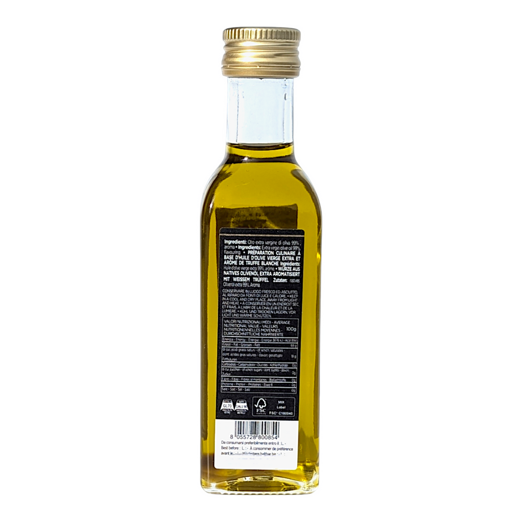 Retartufo White Truffle Infused Extra Virgin Olive Oil Dressing - Olio al Tartufo 100ml