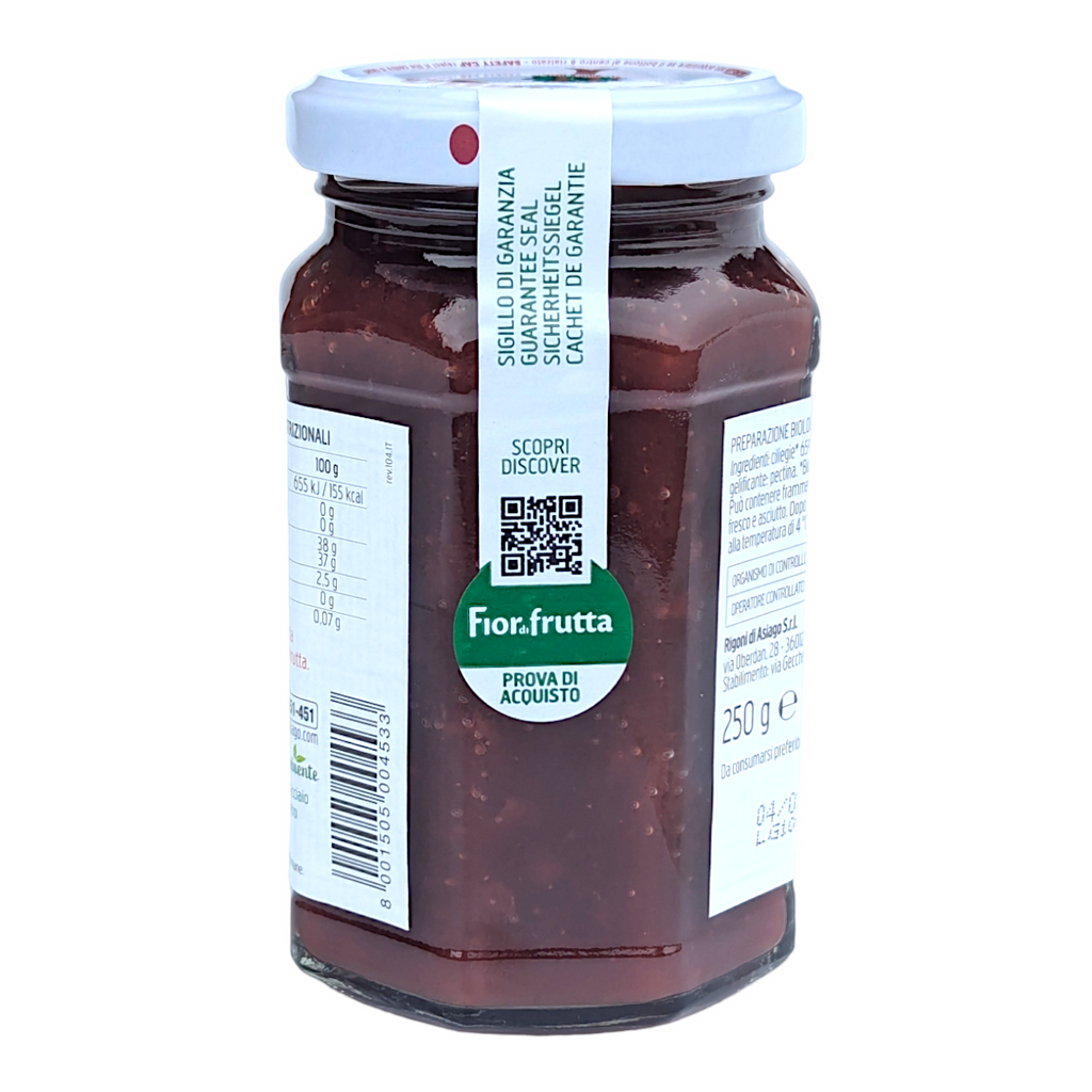 Rigoni di Asiago Organic Cherry Jam / Marmellata alla Ciliegia BIO 250g