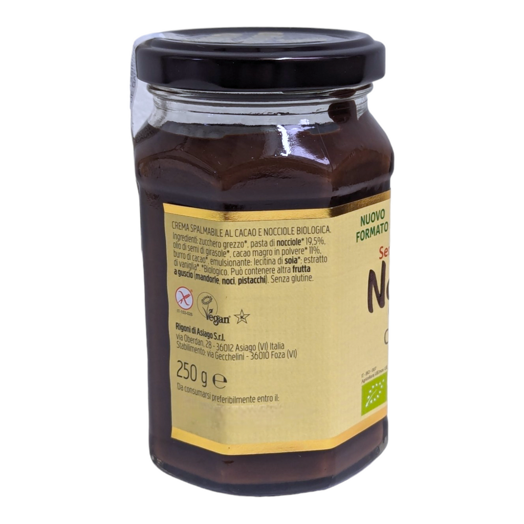 Rigoni di Asiago Bio Nocciolata Dairy Free 270g Organic Hazelnut & Cocoa Spread - Dairy Free - Italia Solutions UK