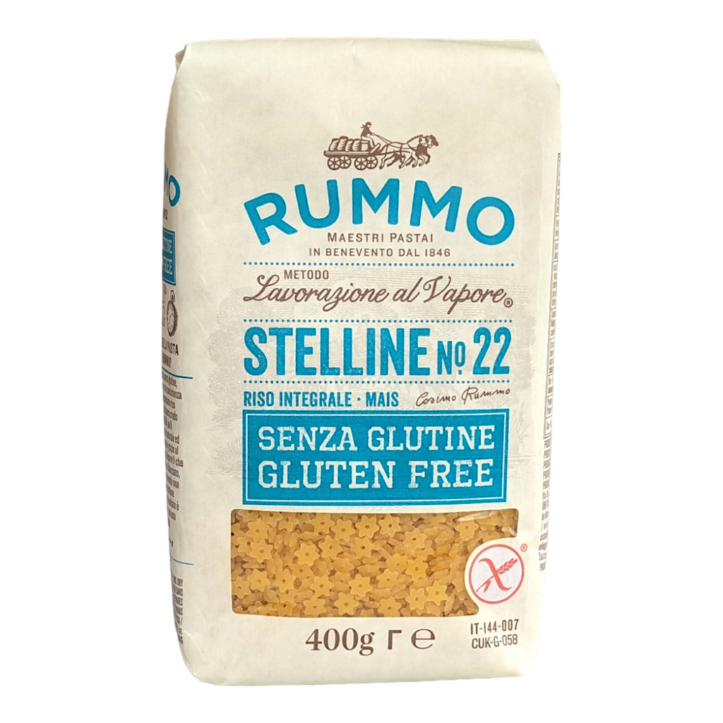 Rummo Gluten Free Stelline No.22 - 400g Corn & Brown Rice Pasta