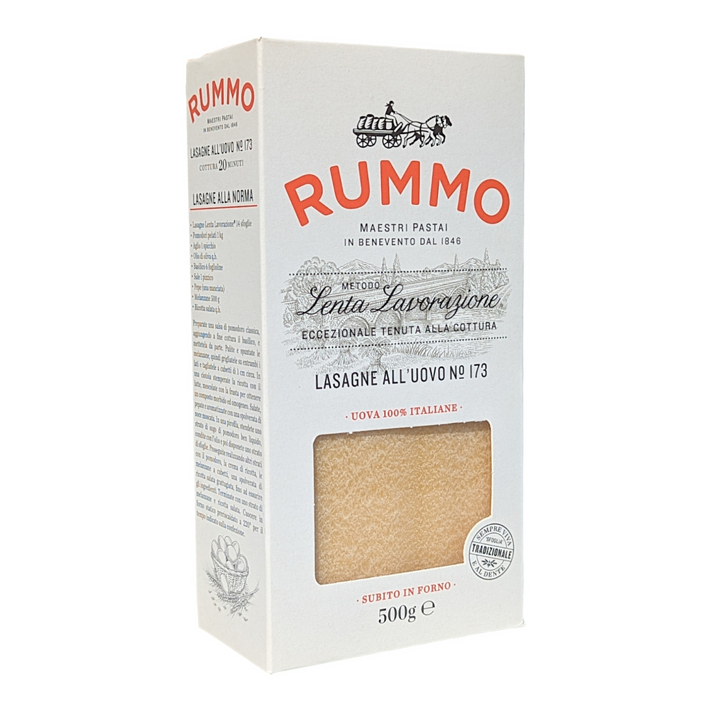 Rummo Lasagne Egg Pasta, Lenta Lavorazione Lasagne all'Uovo no.173 500g