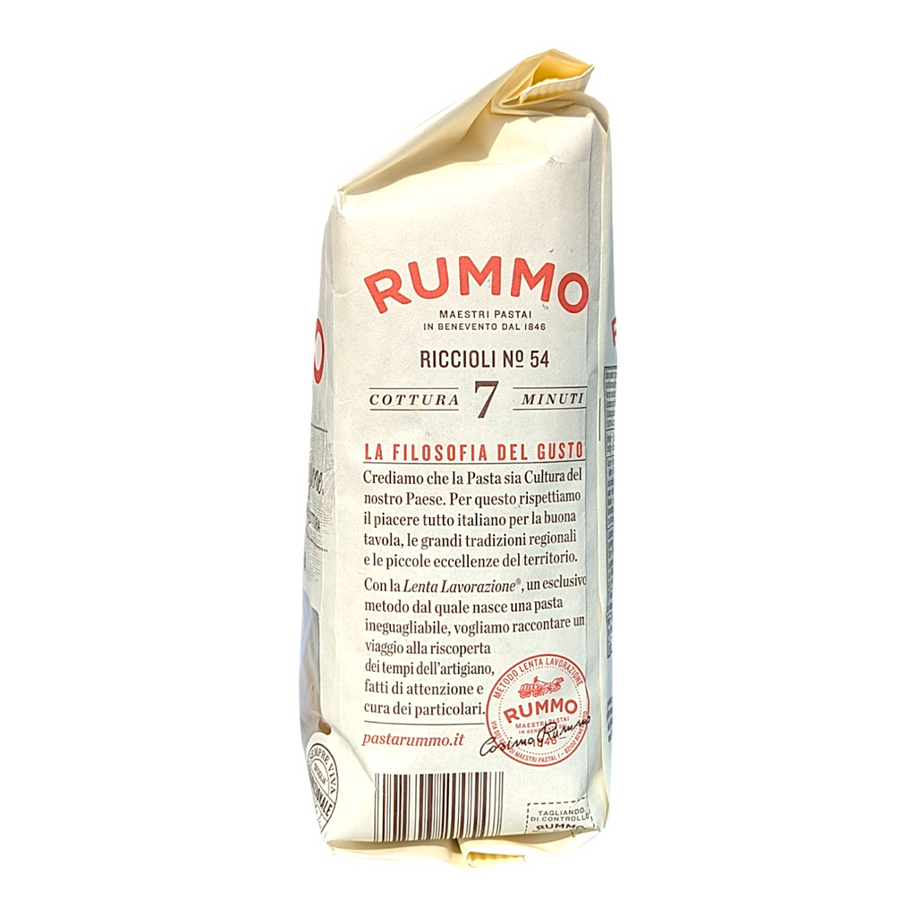 Rummo Riccioli Small Spiral Pasta Lenta Lavorazione no.54 500g