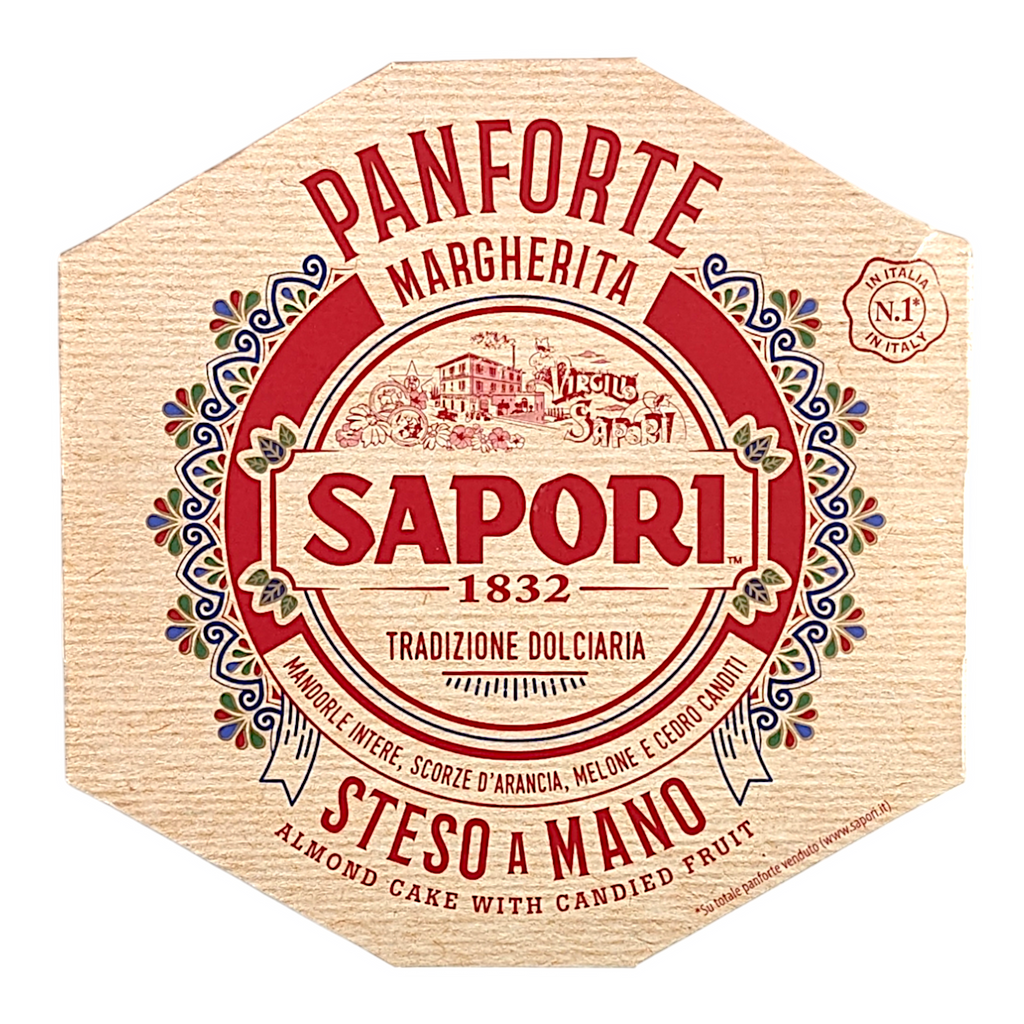 Sapori Panforte Margherita, Almond Cake with Candied Citrus Fruits 320g