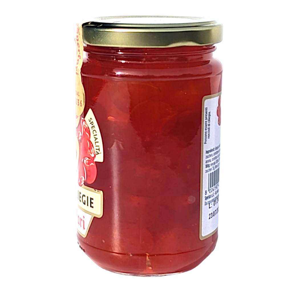 Sperlari Mostarda Di Ciliegie - Candied Cherries in Sweet&Spicy Mustard Syrup 380g