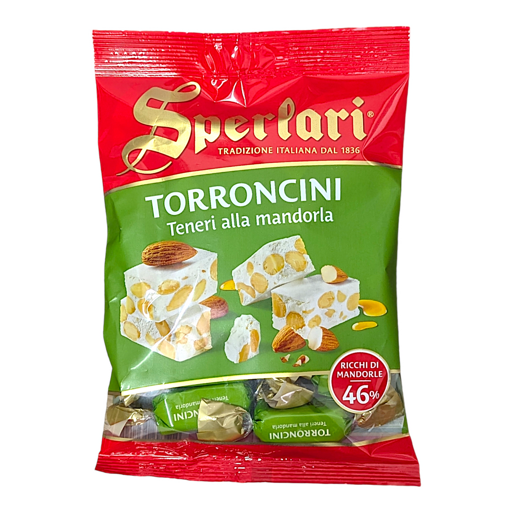 Sperlari Torroncini Teneri alla Mandorla, Soft Almond Nougat Pieces - 117g