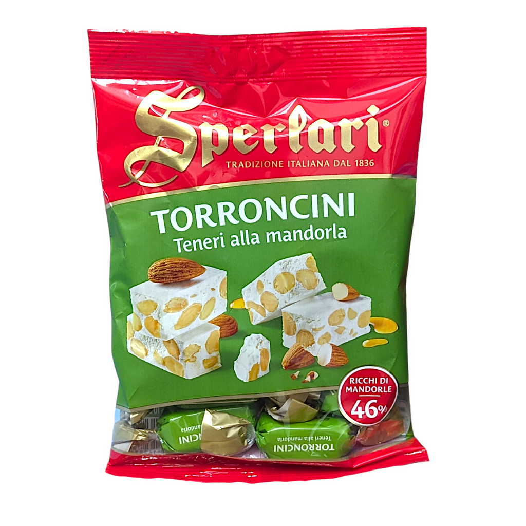 Sperlari Torroncini Teneri alla Mandorla, Soft Almond Nougat Pieces - 117g