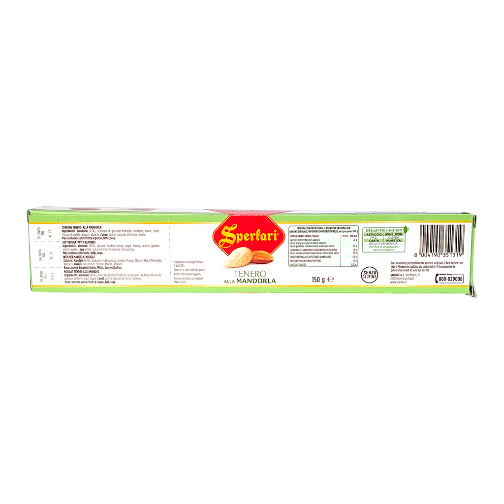 Sperlari Torrone Tenero Alla Mandorla, Soft Almond Nougat 150g