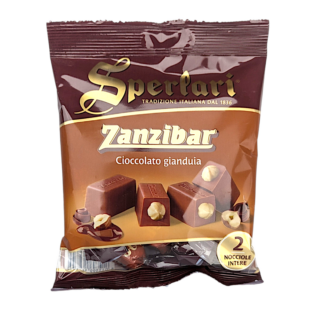 Sperlari Zanzibar Chocolates Gianduja Hazelnuts Pralines with Whole Hazelnuts 117g