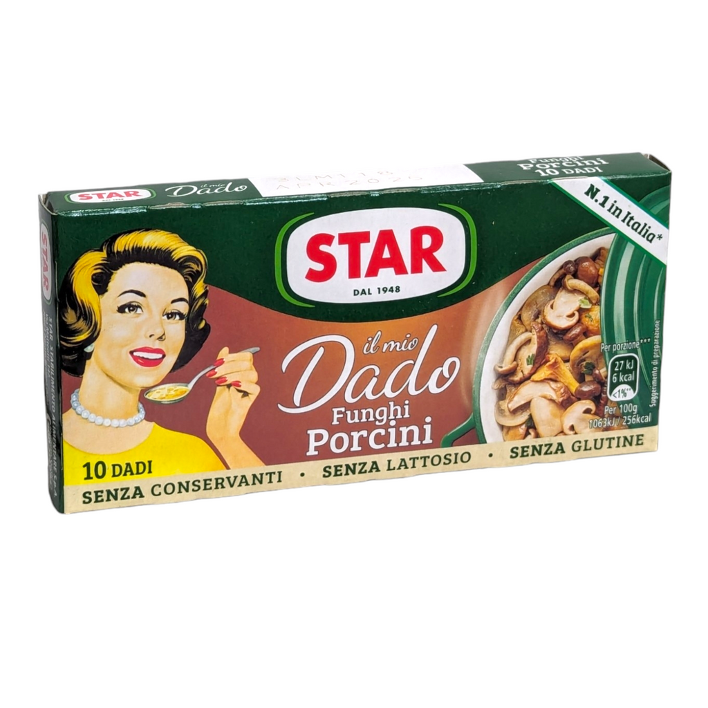 Star “Il Mio Dado” Funghi Porcini / Porcini Mushroom Italian Stock, 10 cubes