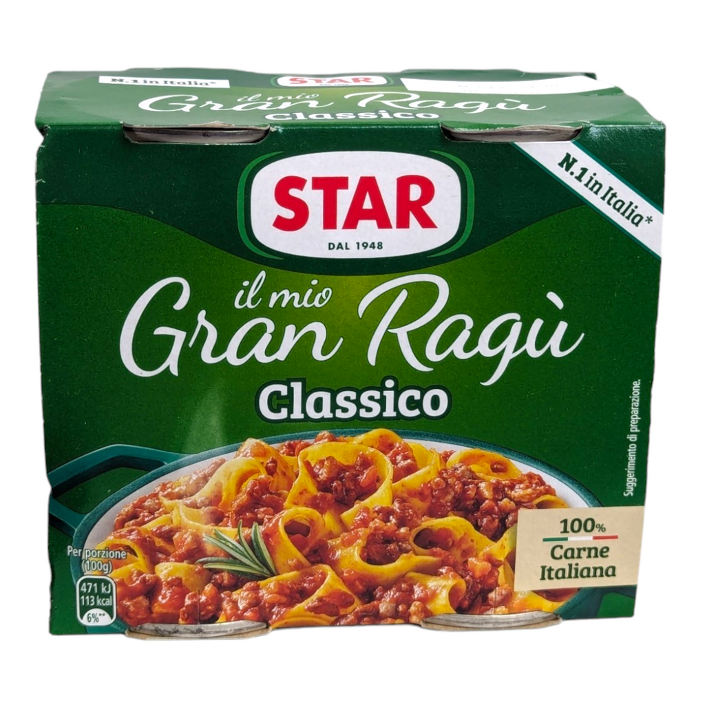 Star Gran Ragu Classic 2 x 180g tin