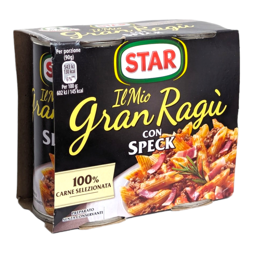 Star Gran Ragu con Speck 2 x 180g tin | Italia Solutions UK