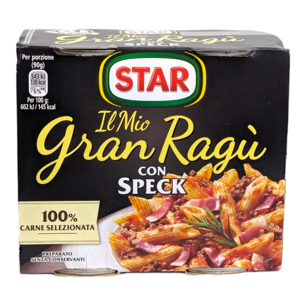 Star Gran Ragu con Speck 2 x 180g tin