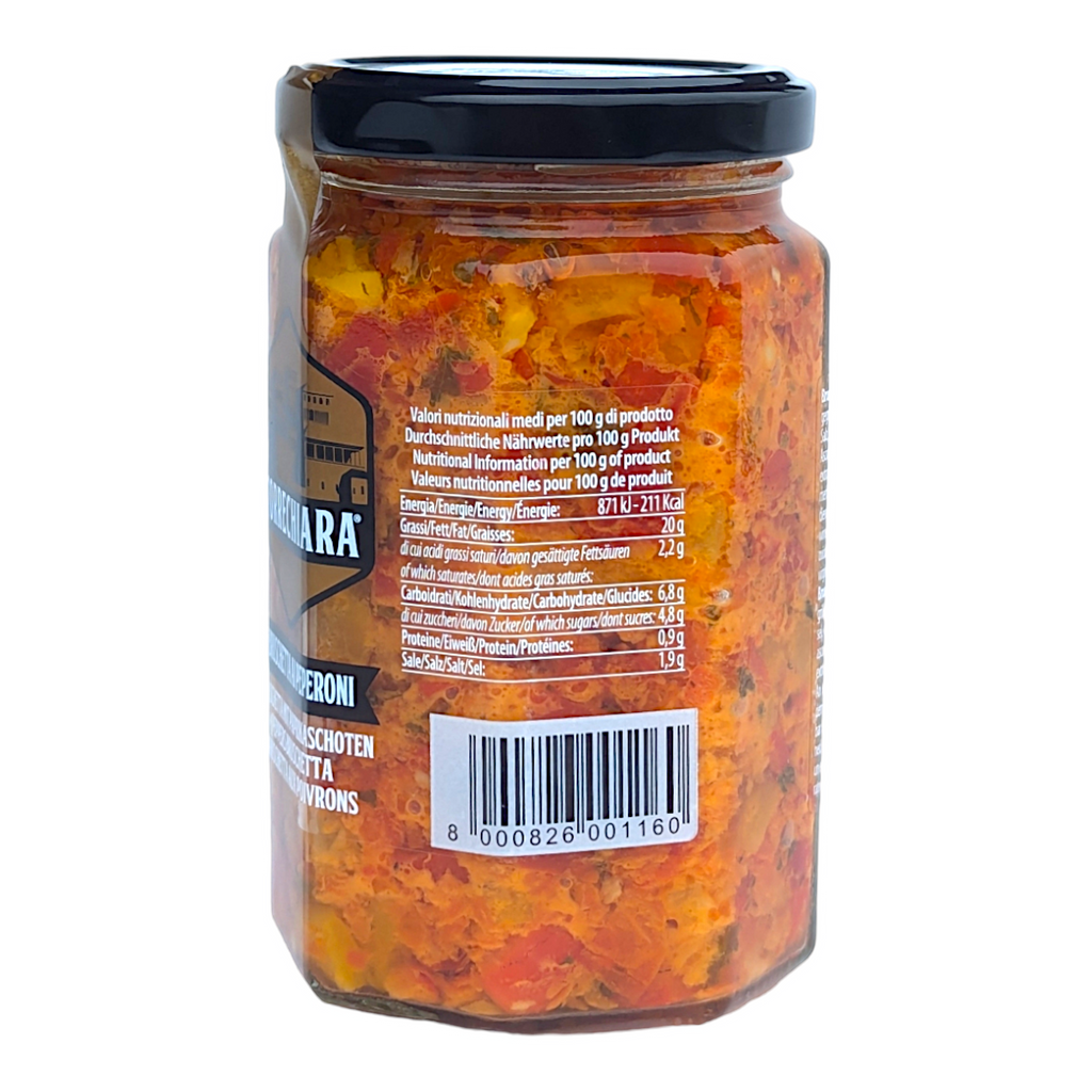 Torrechiara Peppers Bruschetta / Bruschetta ai Peperoni 280g