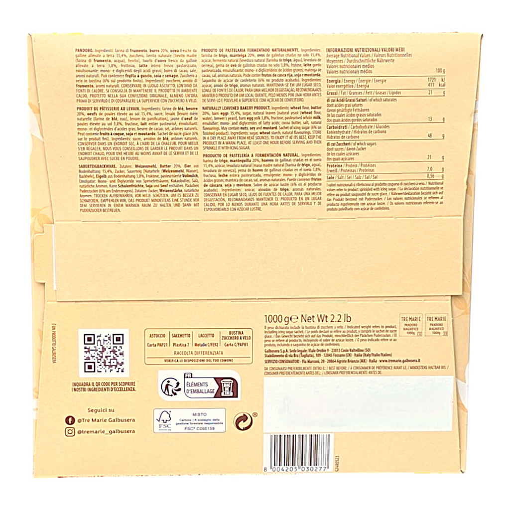 Tre Marie Pandoro Magnifico 1kg
